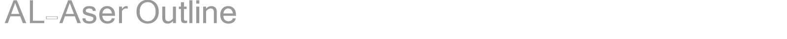 AL-Aser Outline font preview
